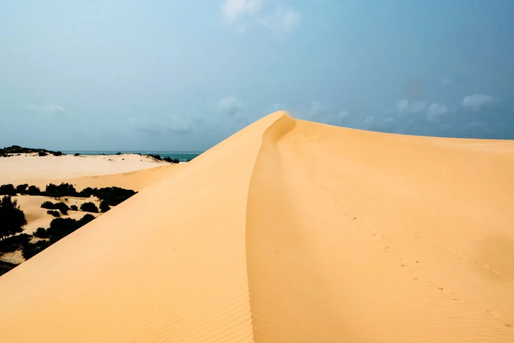 Giant Sand Dunes in Vilanculos Mozambique