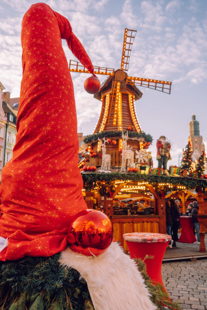 festive decor at wroclaw poland xmas market europe travel