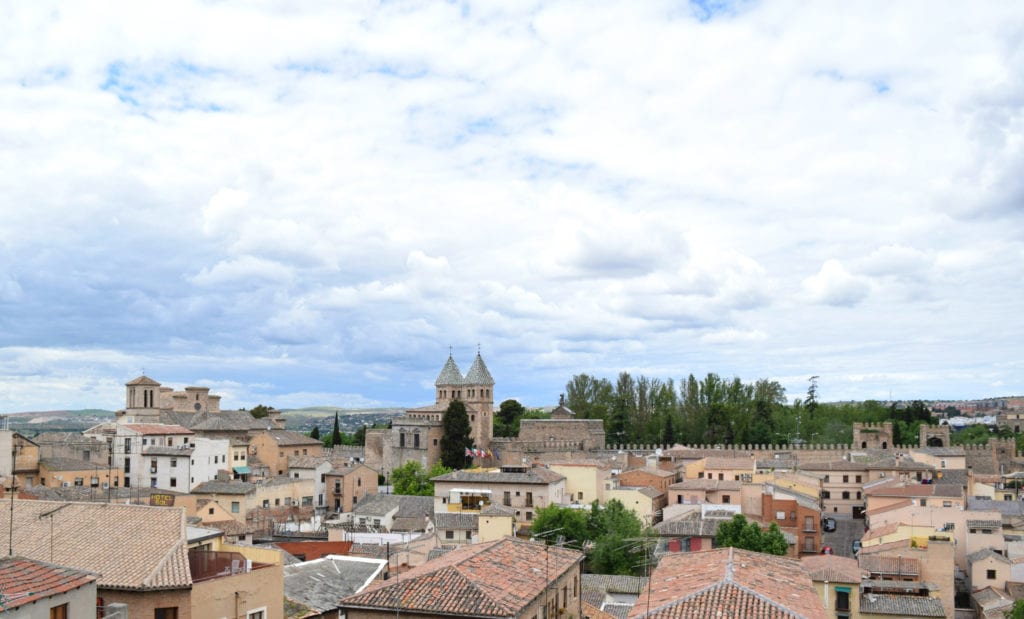 Photo of the rooftops of Toledo Spain as seen on a day trip to Toledo from Madrid
