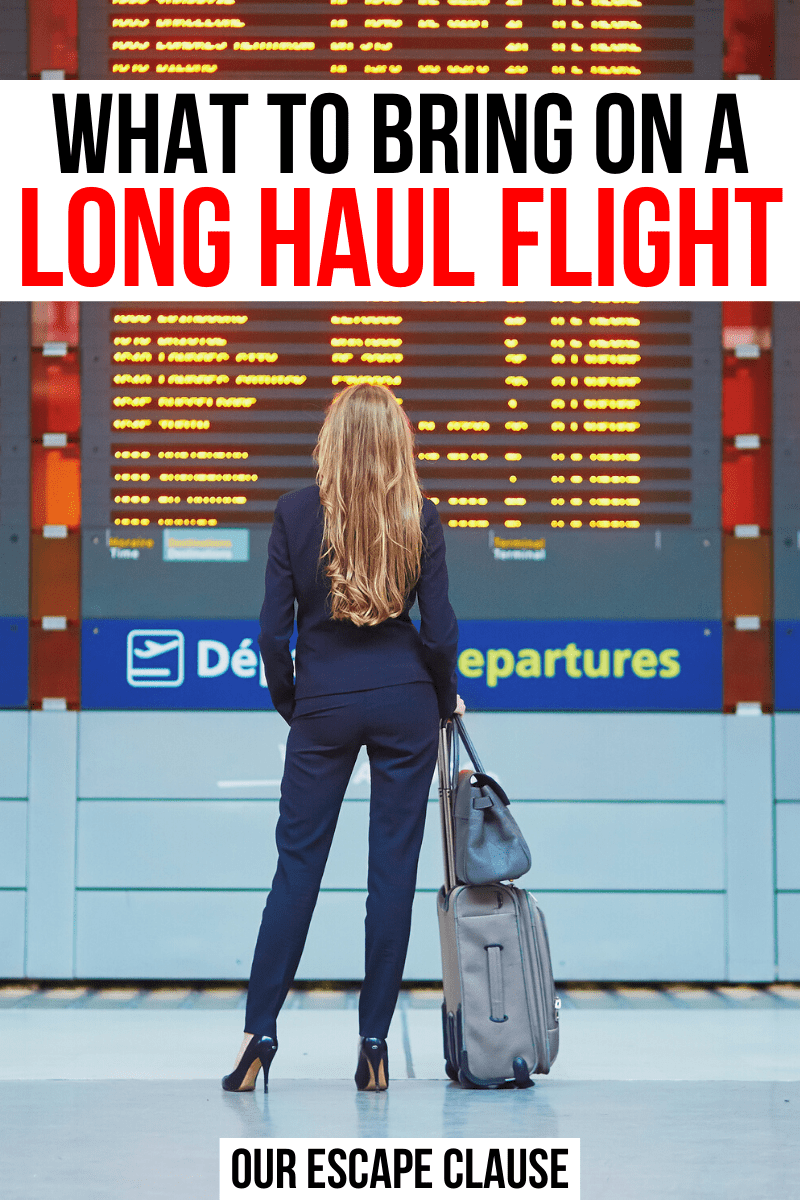 25 Long Haul Flight Essentials + Long Flight Tips Our Escape Clause
