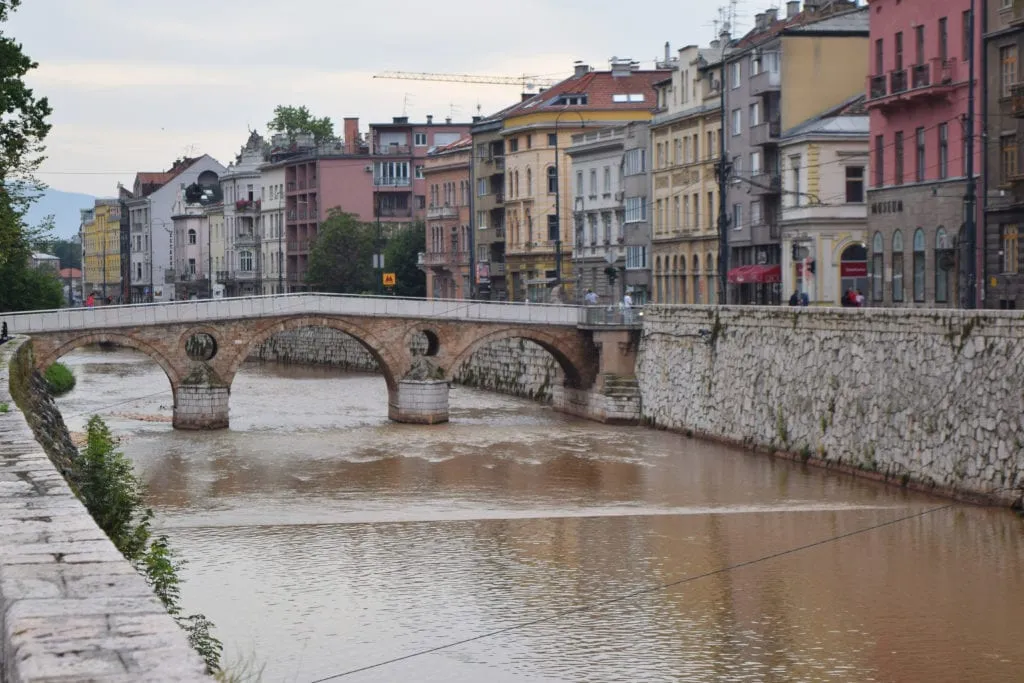 latin bridge on a cloudy day