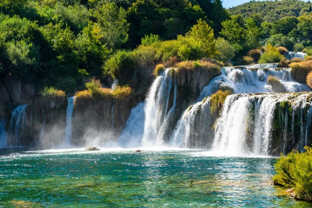 main waterfall croatia park krka national park