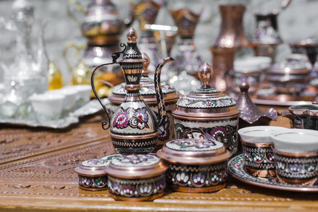 metal souvenirs for sale in mostar bazaar, the bazaar belongs on any list of what to do in mostar
