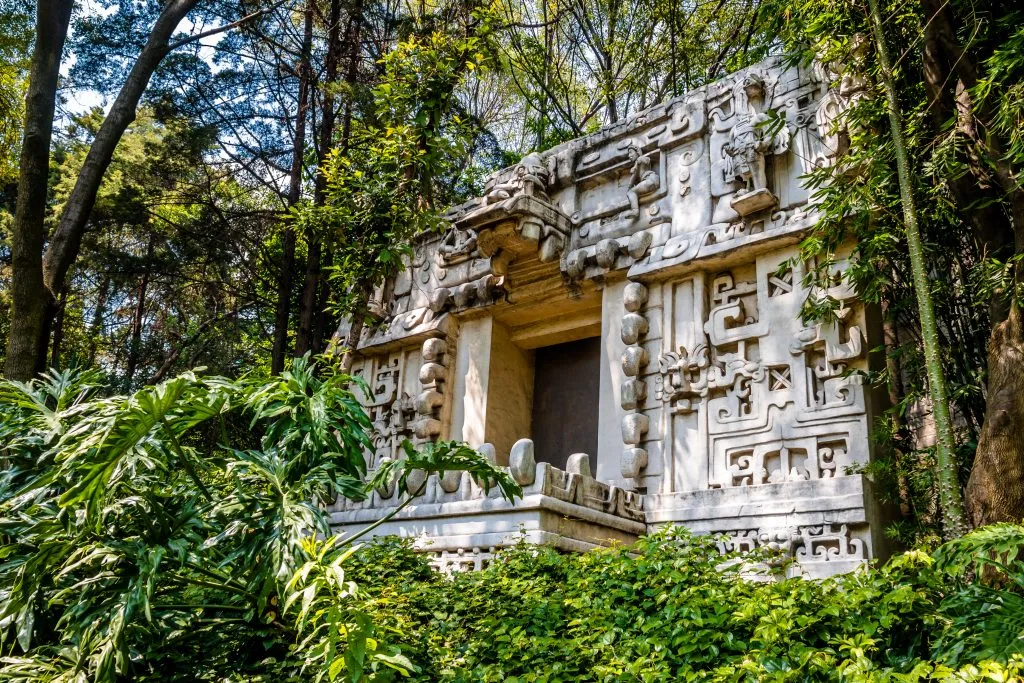 mayan temple displayed at the anthropology museum, a must-see during 3 days mexico city travel guide