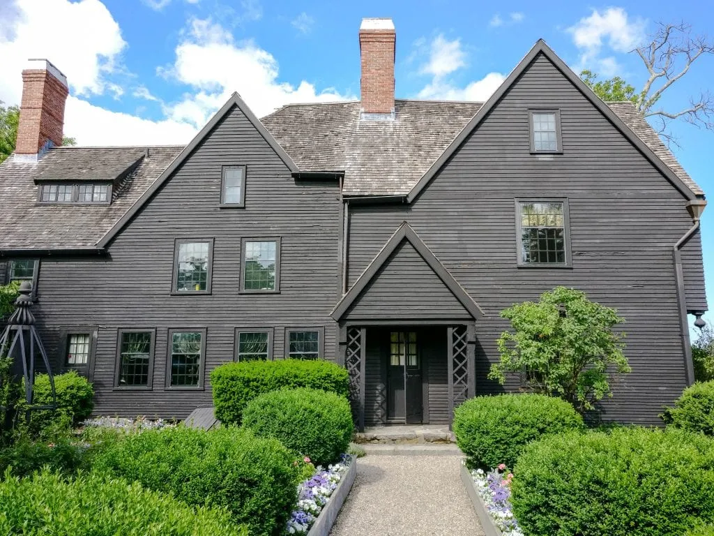 Salem, Massachusetts house--one of the best places to visit in New England.