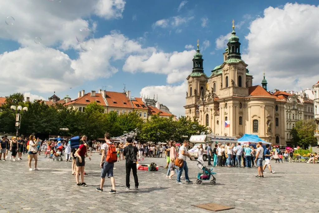 Prague or Budapest: Prague Old Town Square