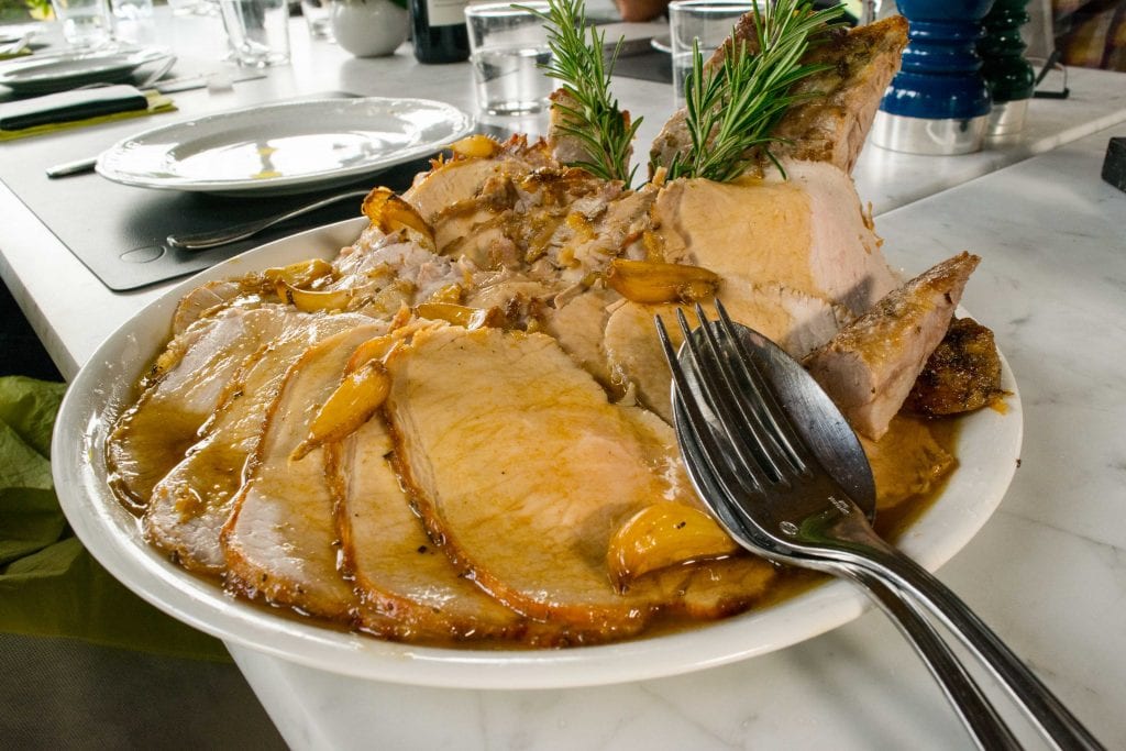 Things to Eat in Florence: Roast Pork & Potatoes