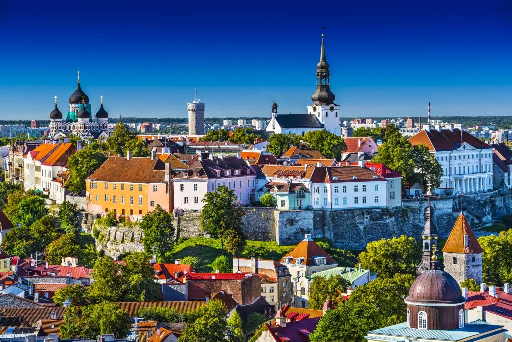the beautiful skyline of tallinn estonia, an offbeat and cheap european destinations to visit