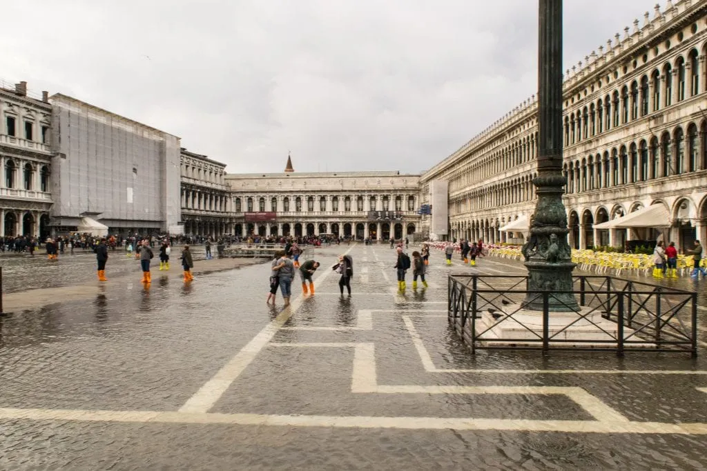 3 Days in Venice in November: Acqua Alta St. Mark's Square