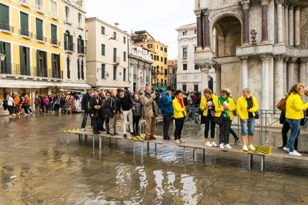 3 Days in Venice in November: Acqua Alta Ramps