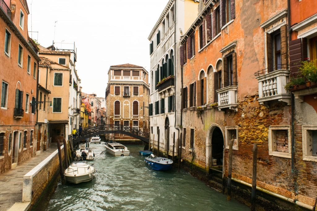 Packing List for Italy: Gondola in Venice