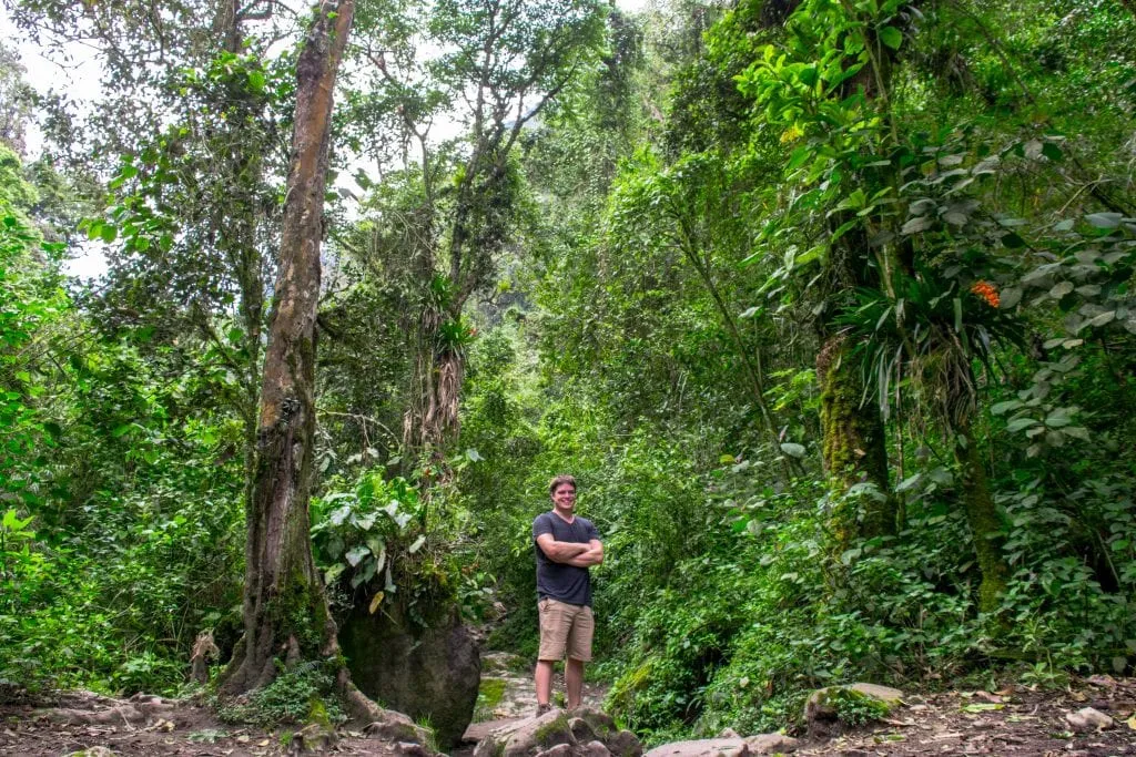 jeremy storm hiking in colombia