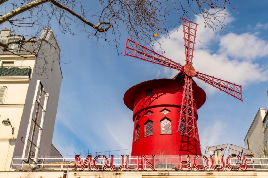 Paris in the Winter: visit Moulin Rouge