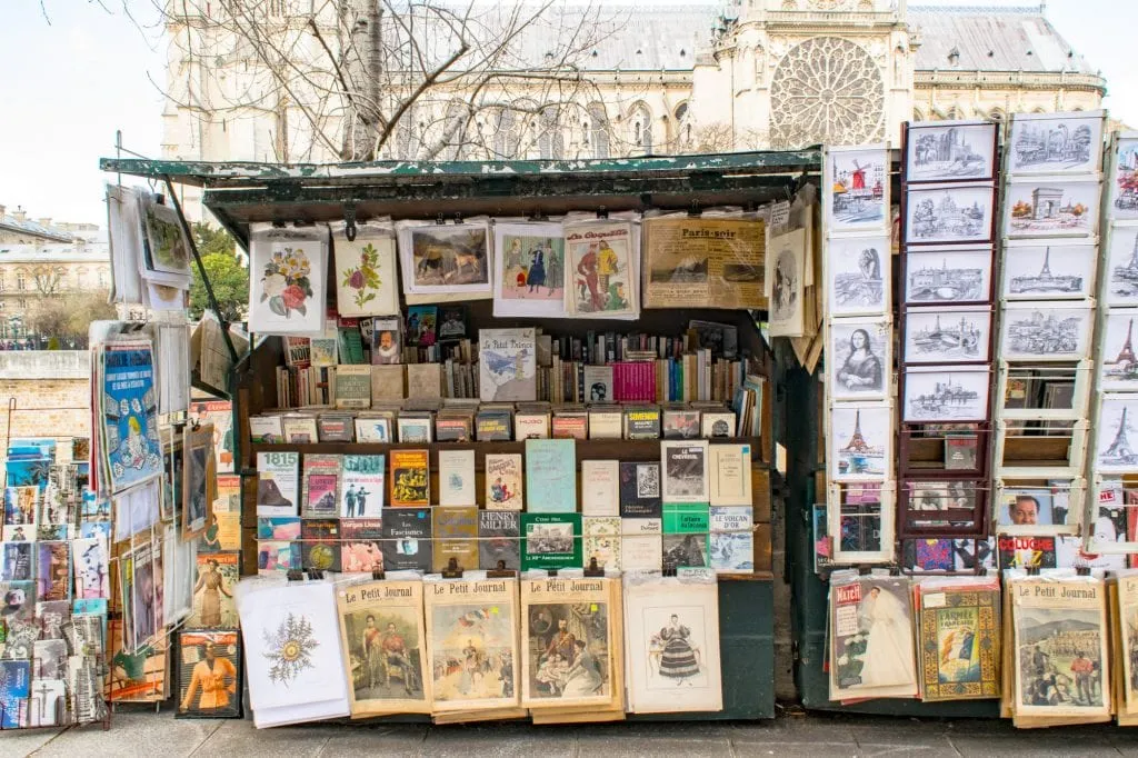 Rome or Paris: Books on Banks of the Seine