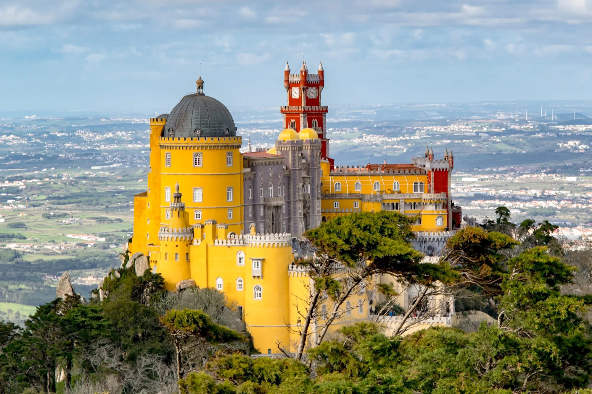 The Best Views of Pena Palace & Gardens in Sintra, Portugal