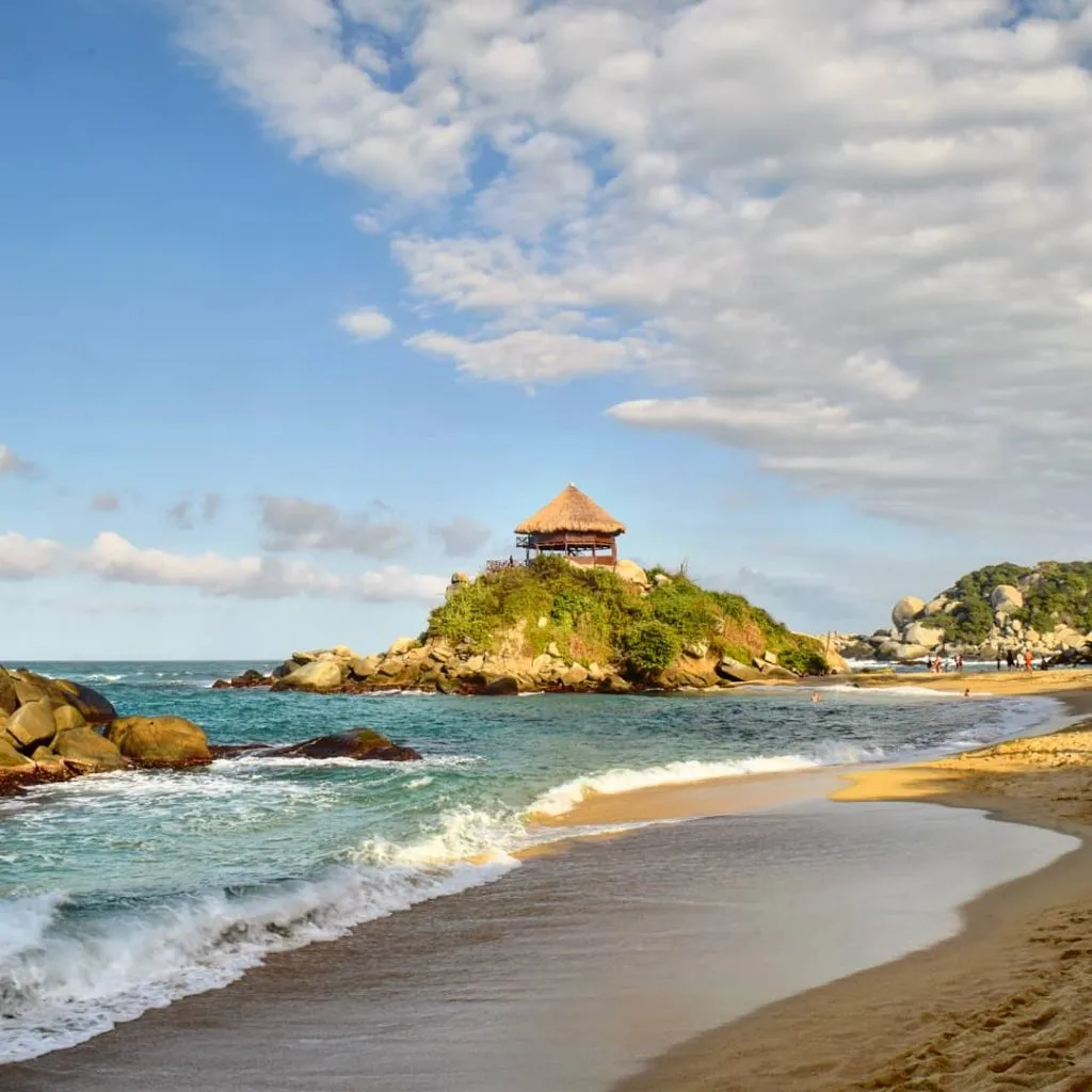 beach in tayrona national park itinerary colombia 14 days
