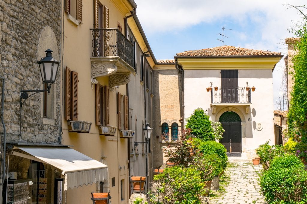 Interesting Facts About San Marino: Views of Buildings on Street