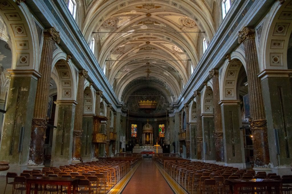 One Day in Milan Itinerary: Church Interior