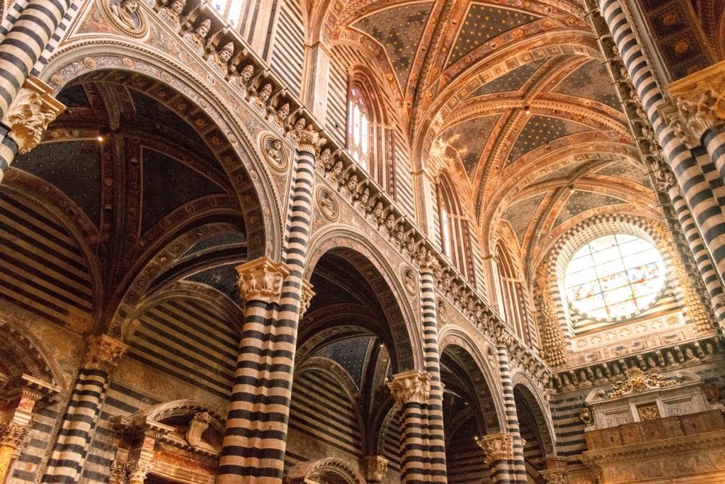 Honeymoon in Tuscany: Interior Siena Cathedral