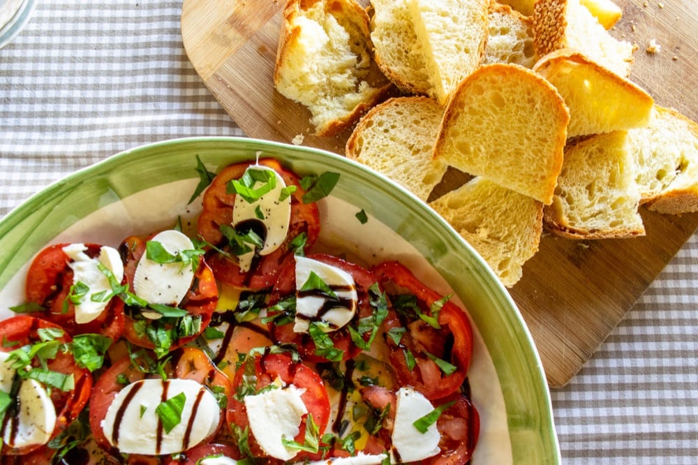 Italy Packing List: caprese salad