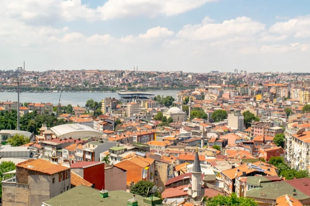 view of istanbul golden horn from gallata tower, where we learned some of these airbnb tips for guests