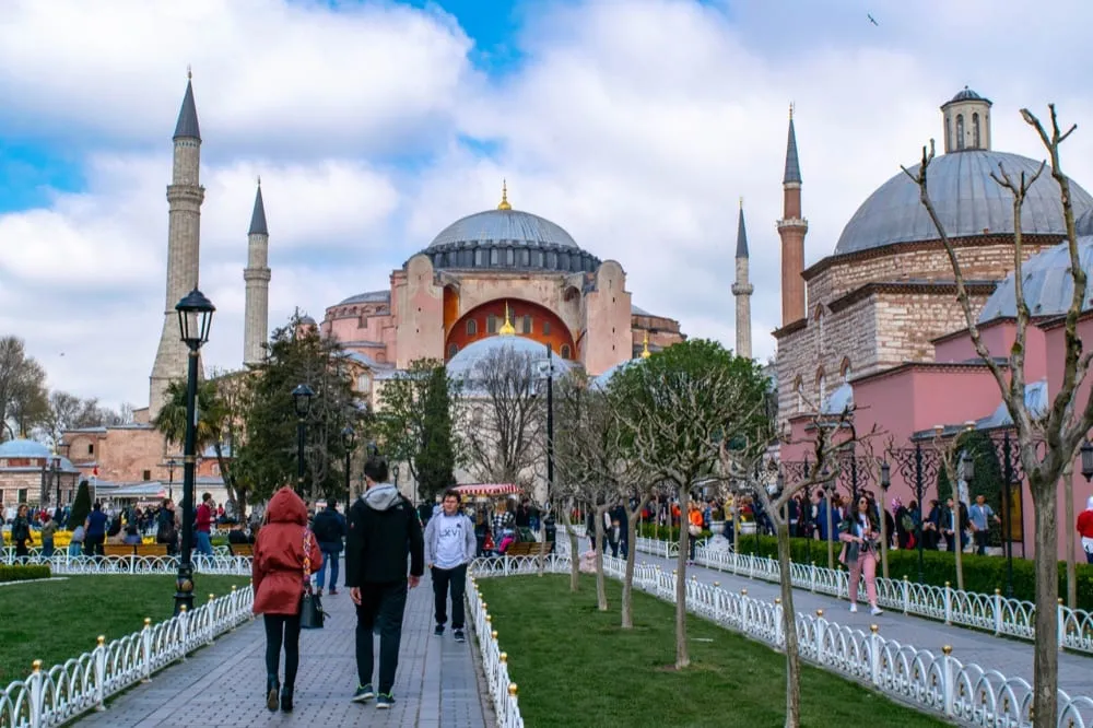 2 Day Istanbul Itinerary: Hagia Sophia Exterior