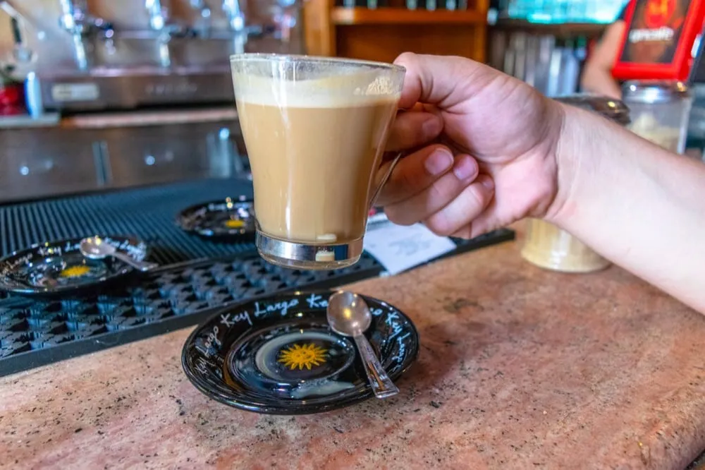 Caffe Latte in Siena Italy, as seen on a guide to ordering coffee in Italy