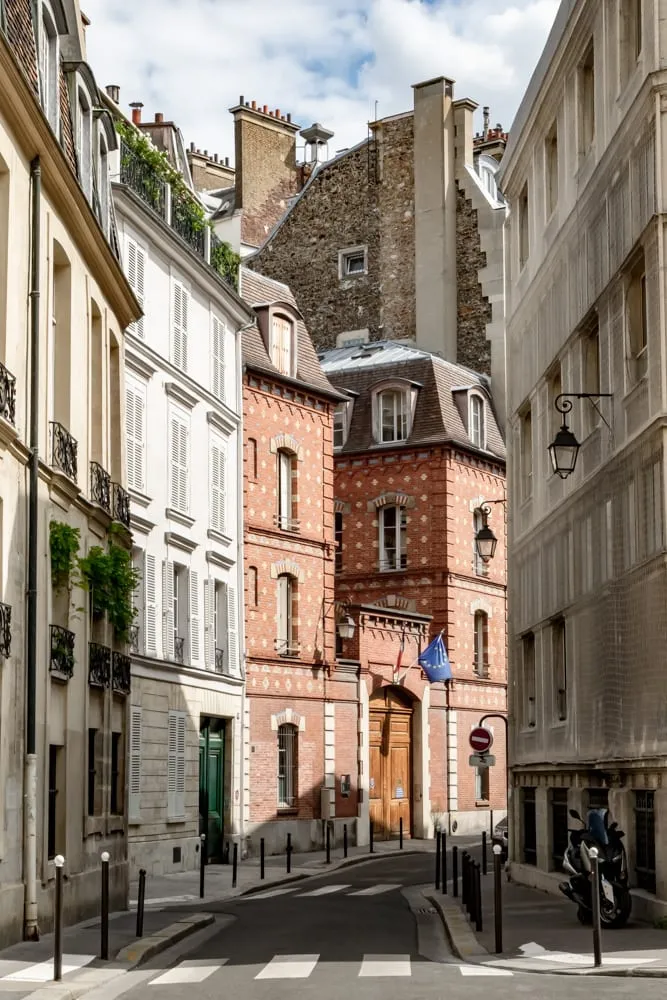 Paris in August: Empty Street Il de la Cite