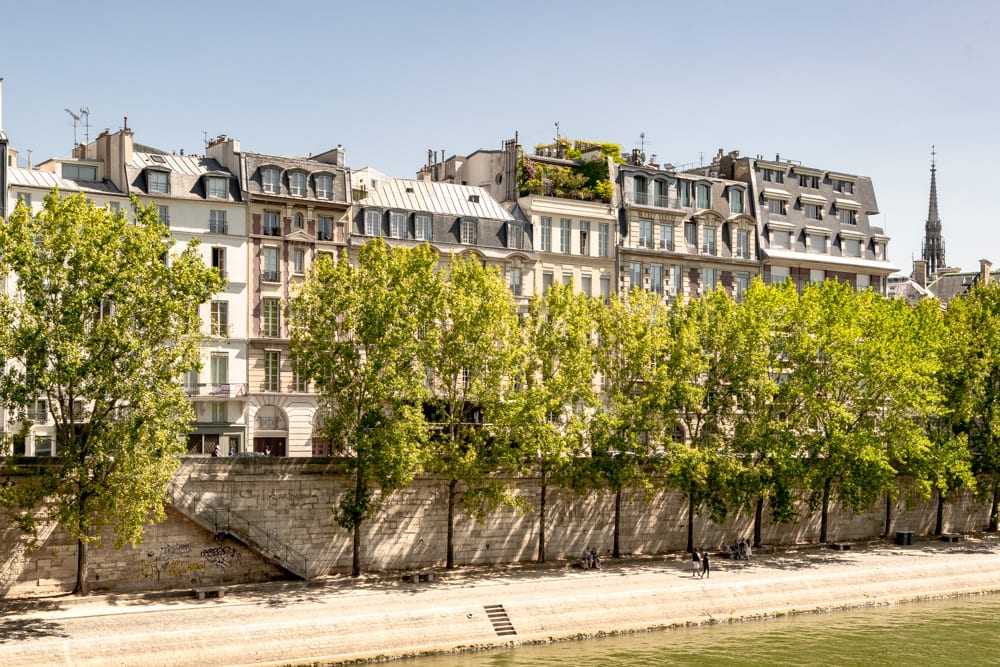 Paris in August: Banks of the Seine