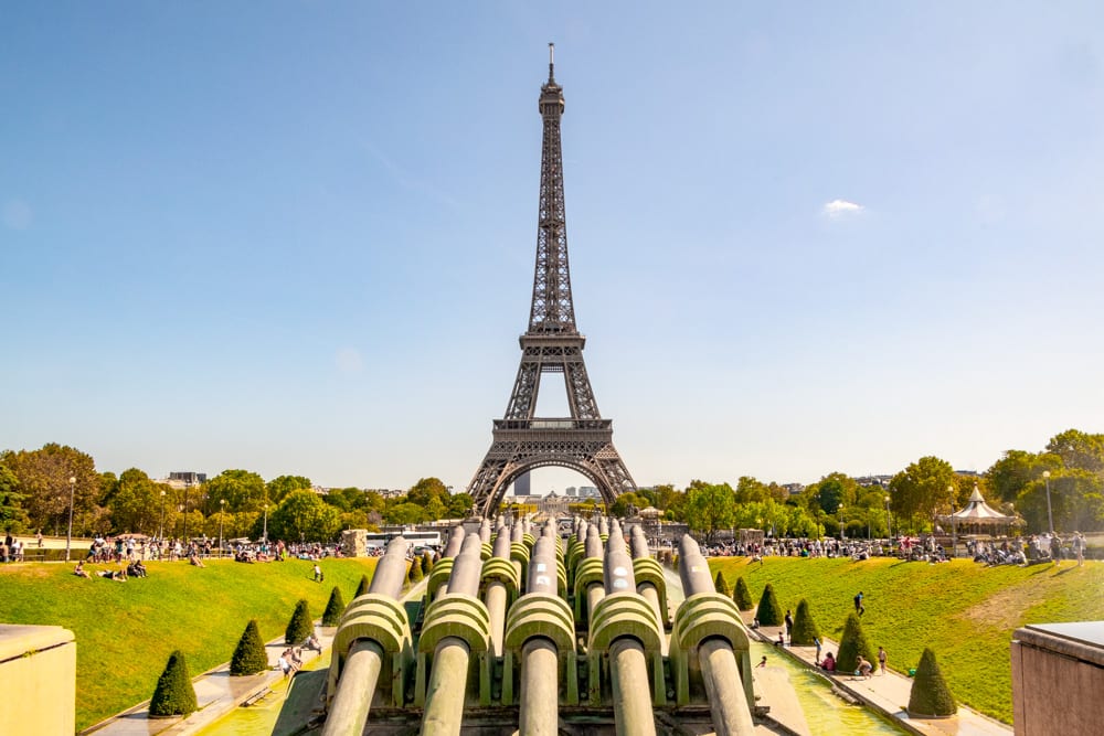 Paris in August: Eiffel Tower