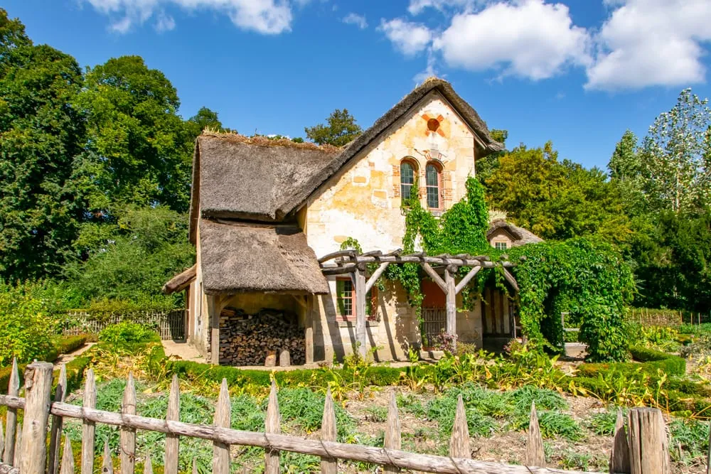 building located inside the queens hamlet in versailles france