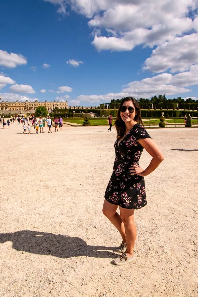 kate storm in the gardens versailles day trip from paris