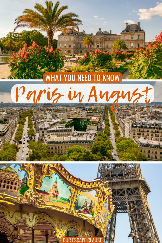 Tips for Paris in August: #paris #france #august #summer #summerinparis #travel