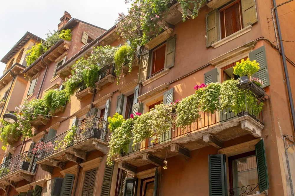 Best Things to Do in Verona: Balconies with Flowers