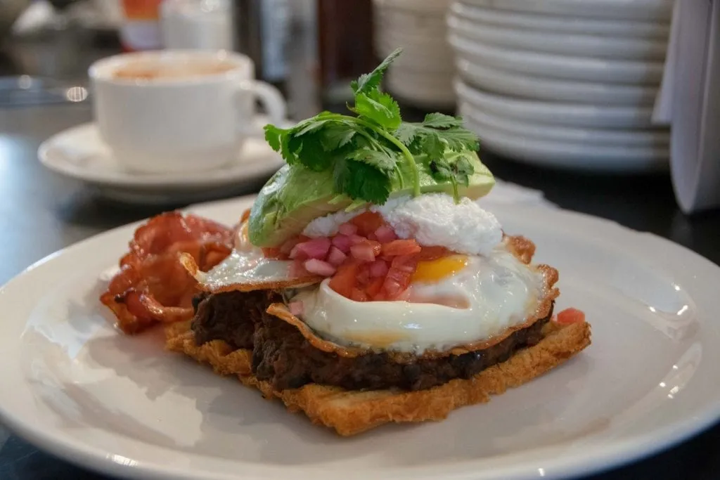 huevos rancheros at clarkes cape town as seen during an itinerary cape town south africa
