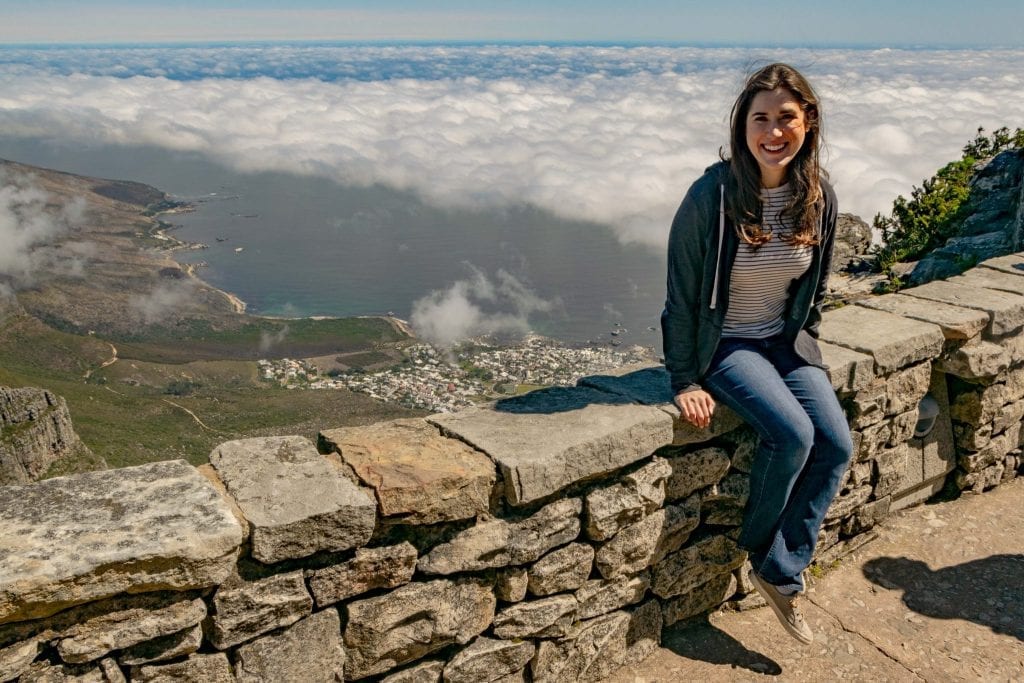 Girl on Table Mountain