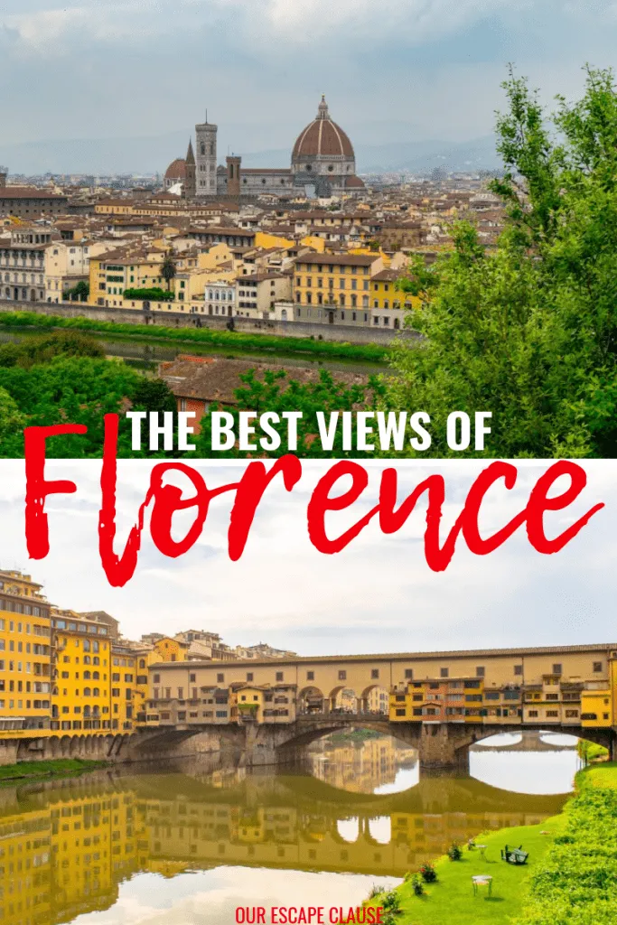 The Best Views of Florence: #florence #tuscany #italy #travel #views #viewpoint