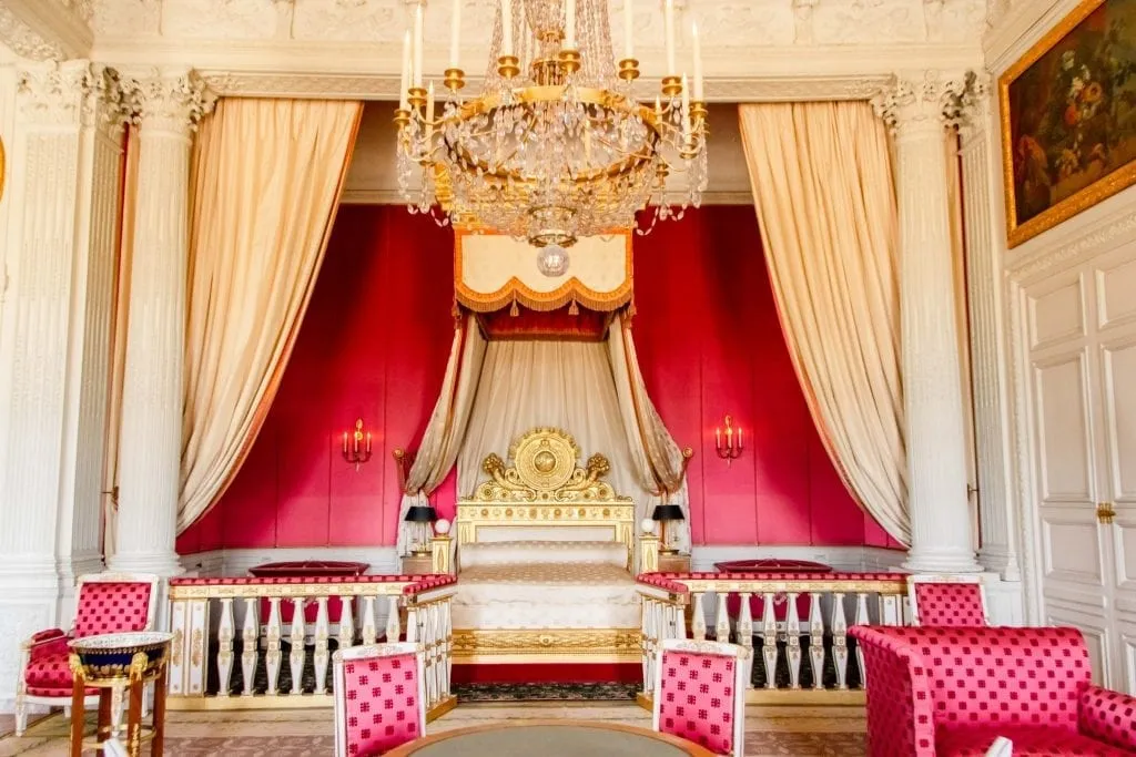 Visiting Versailles from Paris: Bedroom Interior