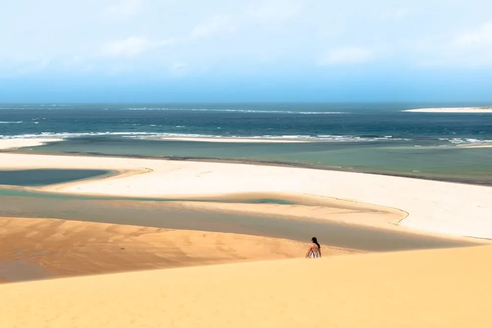 bancos de areia em Vilanculos, Moçambique