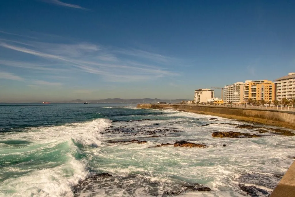 3 Days in Cape Town Itinerary: View from Sea Point Promenade