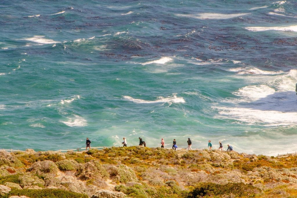 2 Weeks in South Africa Itinerary: Hikers on Cape Point