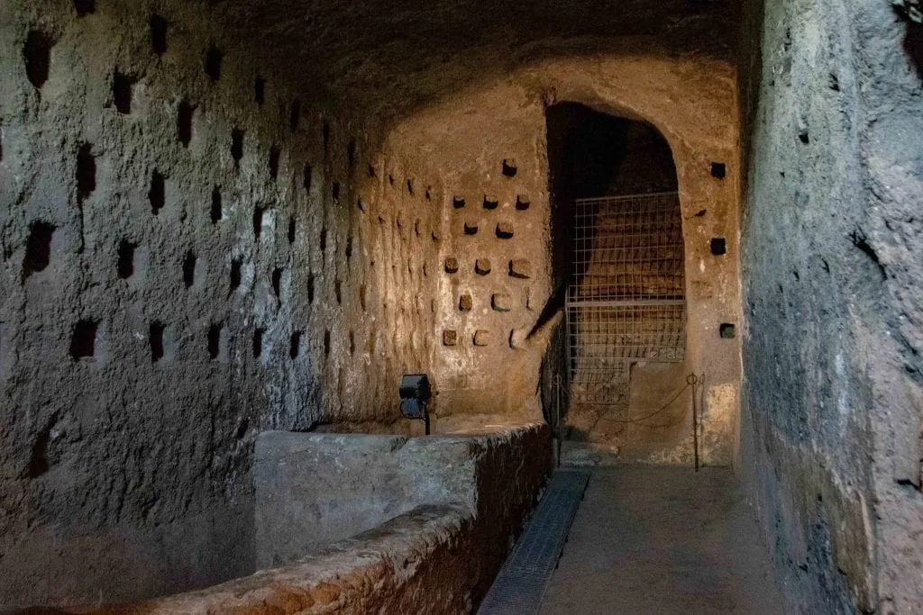 pigeon holes in orvieto underground, one of the best things to do in orvieto italy