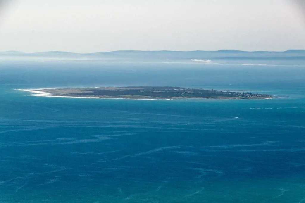 3 Days in Cape Town: View of Robben Island from Shore