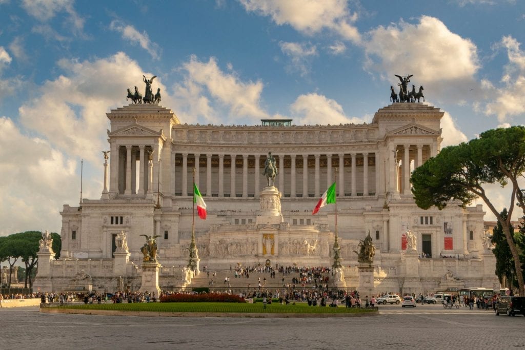 Photo of the Altar of the Fatherland in Rome