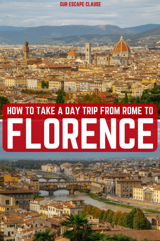 travel from rome italy to florence italy