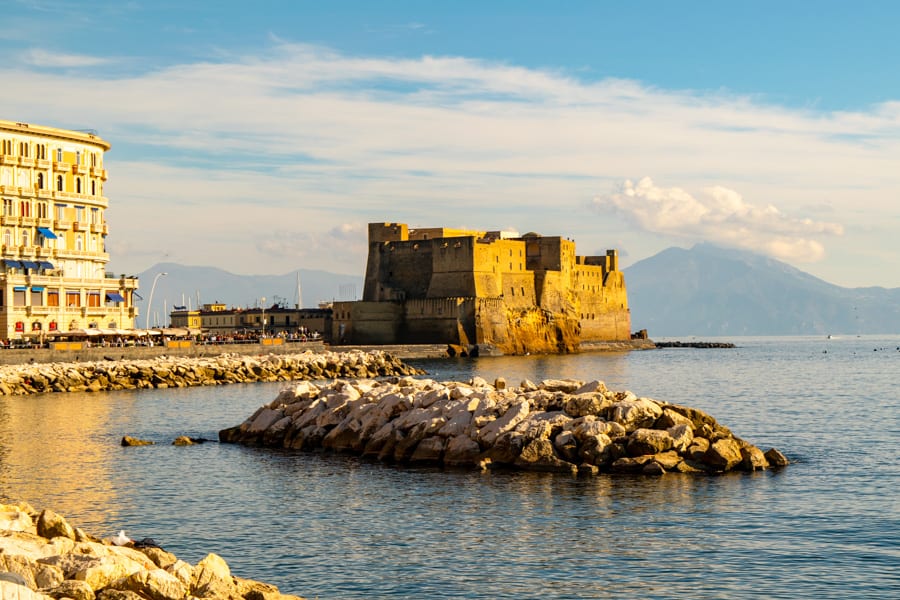 One Day in Naples Itinerary: view of Castel dell'Ovo