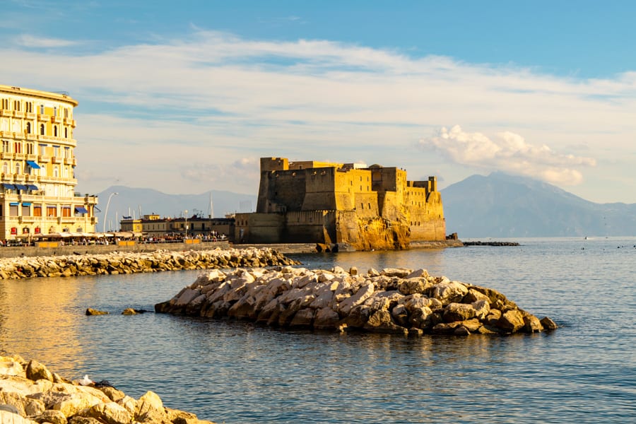 One Day in Naples Itinerary: view of Castel dell'Ovo