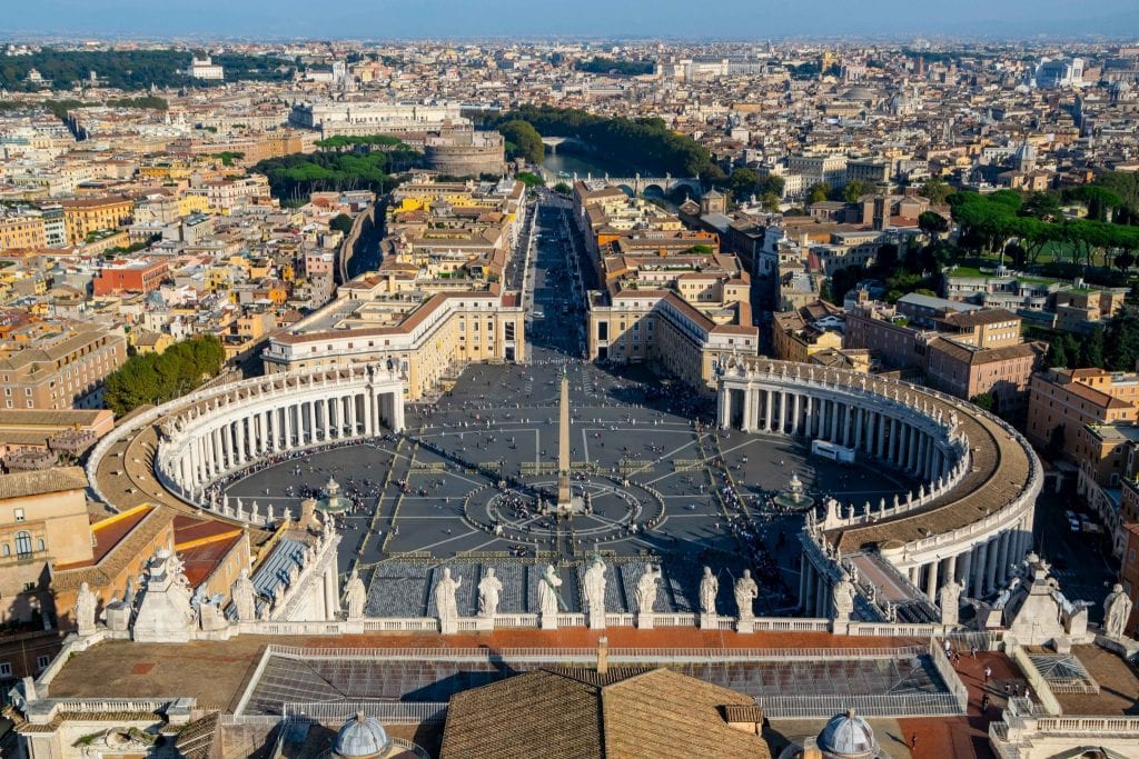 Trip to Italy Cost: St Peters Square