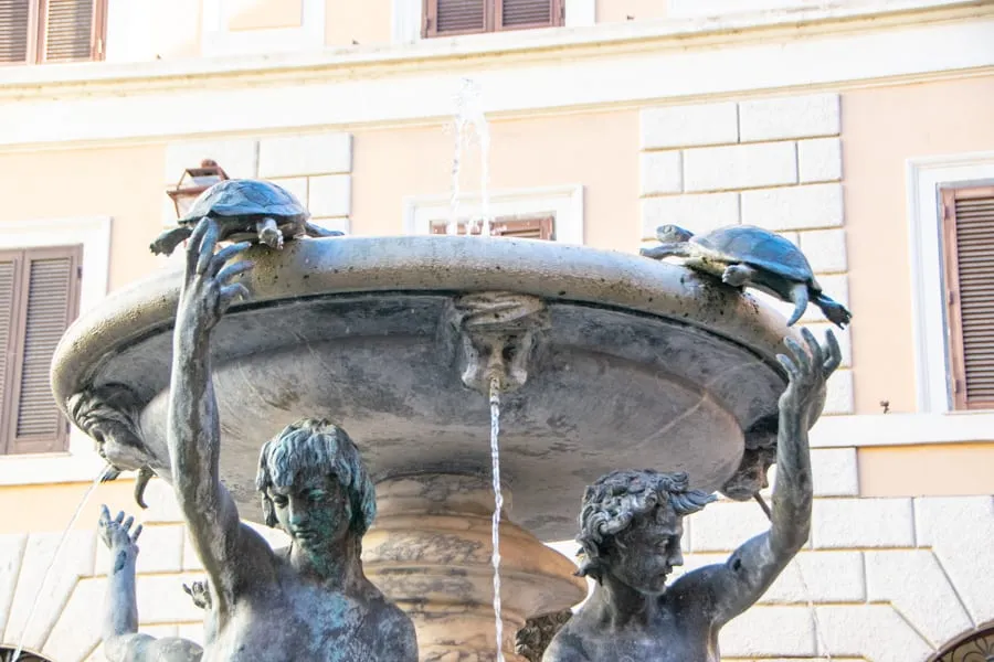 Piazza Mattei Turtle Fountain