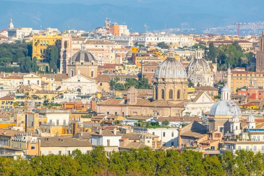 Hidden Gems in Rome: View of Rome from Janiculum Terrace